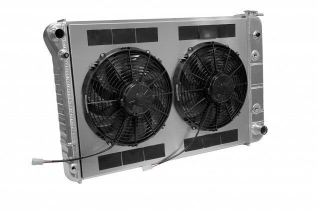 Dewitts Radiator DEW32-4139019A Radiator w/Fans C-10 Trk 73-87 Trans Raw