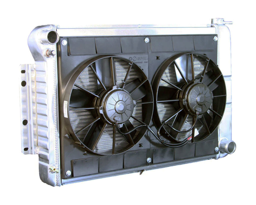 Dewitts Radiator DEW32-4139022M Radiator w/Fans Camaro 67-69 BBC Man Trans Raw
