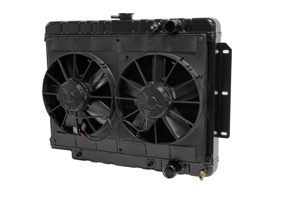 Dewitts Radiator DEW32-4239014A Radiator w/Fans Impala 59-64 Auto Trans Black