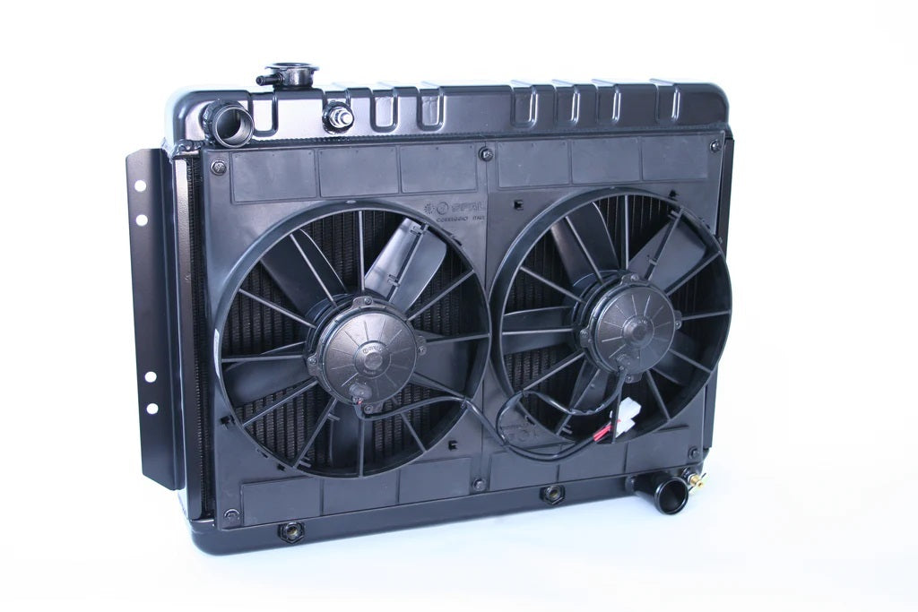 Dewitts Radiator DEW32-4239016A Radiator w/Fans Impala 65-70 Auto Trans Black