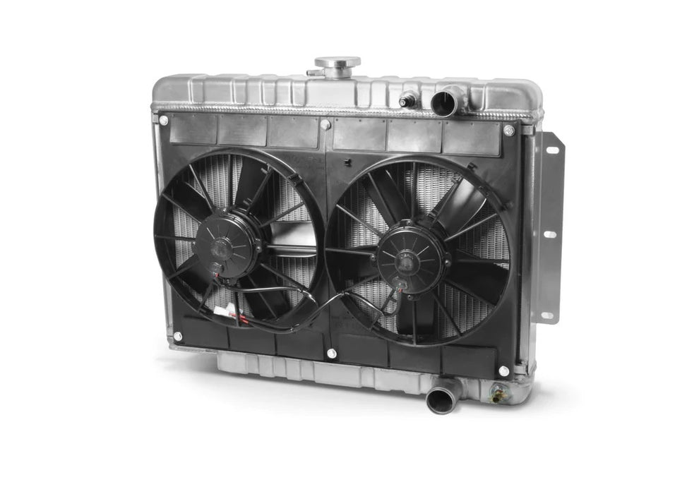 Dewitts Radiator DEW32-6139014M Radiator w/Fans Impala LS 59-64 Man Trans Raw