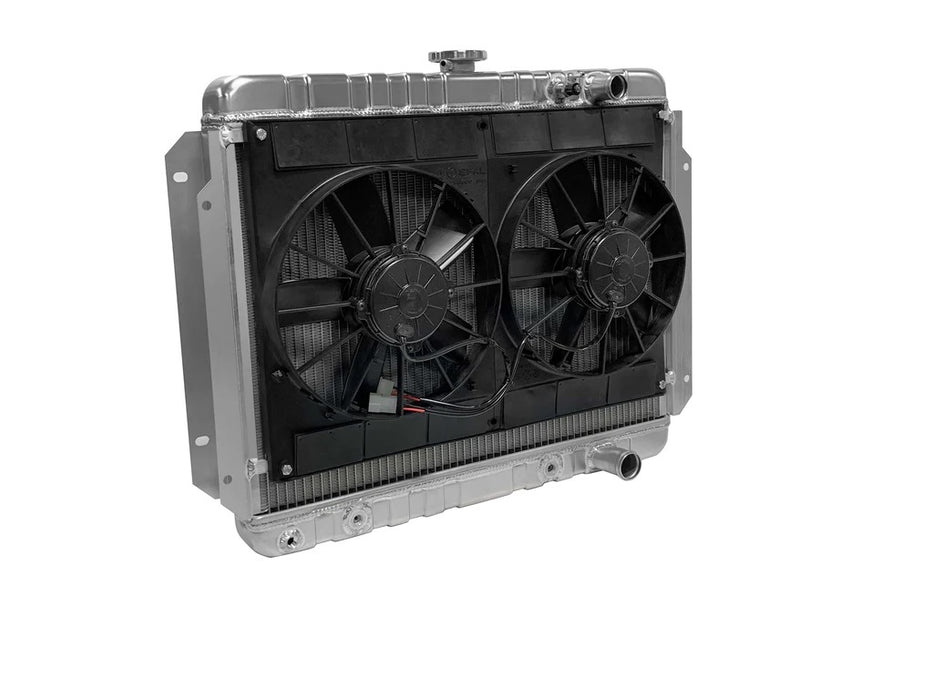 Dewitts Radiator DEW32-6139016A Radiator w/Fans Impala LS 65-70 Auto Trans Raw