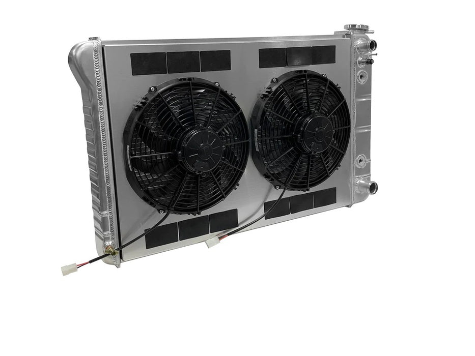 Dewitts Radiator DEW32-6139019A Radiator w/Fans C-10 Trk LS 73-86 Trans Raw