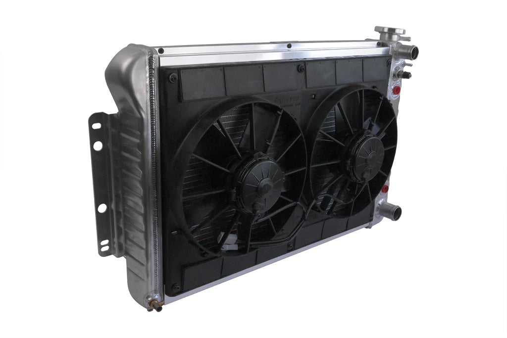Dewitts Radiator DEW32-6139022A Radiator w/Fans Camaro 67-69 LS Auto Trans Raw