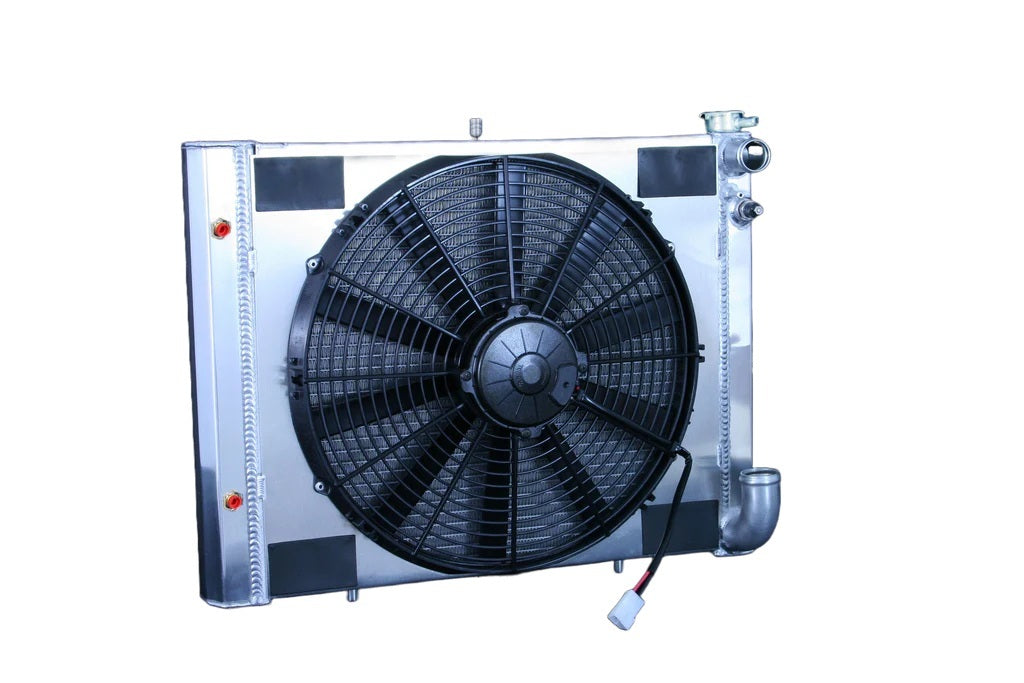 Dewitts Radiator DEW32-6139063A Radiator C2 Corvette LS Swap w/Fans