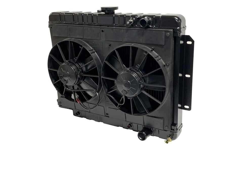 Dewitts Radiator DEW32-6239014A Radiator w/Fans Impala LS 59-64 Auto Trans Blk