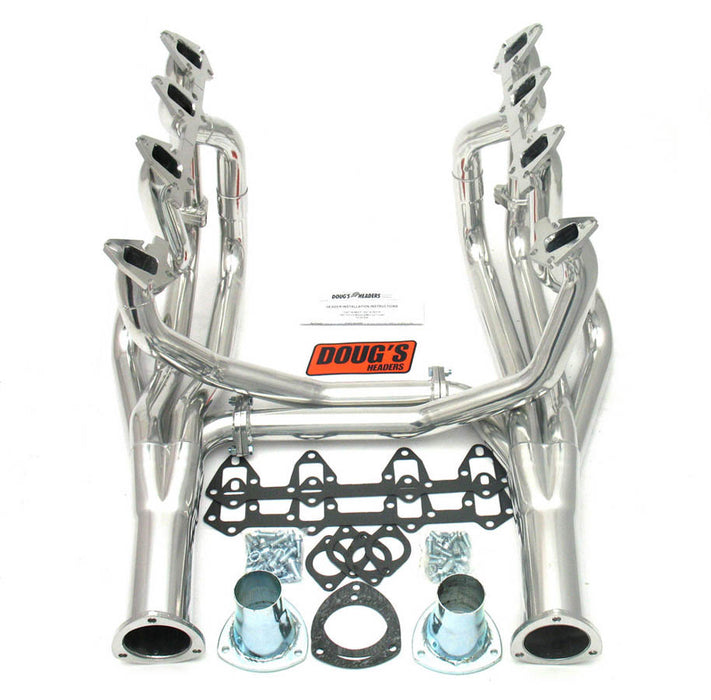 Dougs Headers DGHD627 66-70 BBF 390-428 Header Silver Long Tube