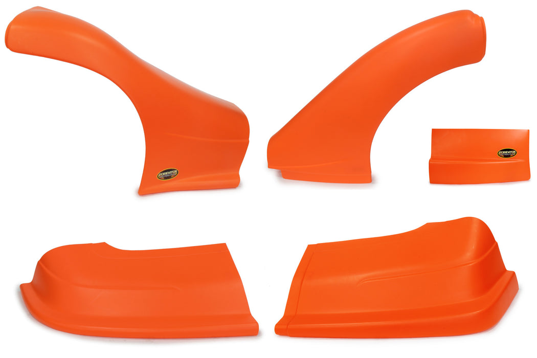 Dominator Race Products DOM2300-FLO-OR Dominator Late Model Nose Kit Flou Orange