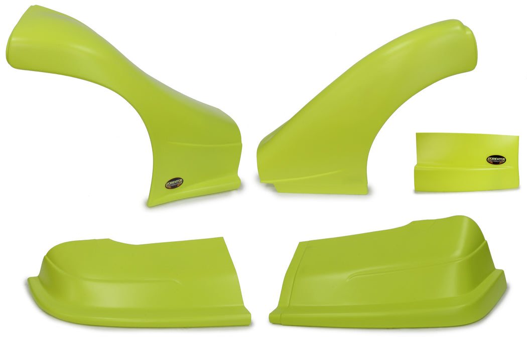 Dominator Race Products DOM2300-FLO-YE Dominator Late Model Nose Kit Flou Yellow