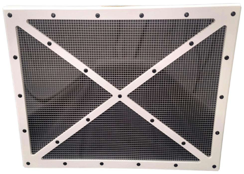 Dominator Race Products DOM550-WH Shaker Screen Radiator DLM White