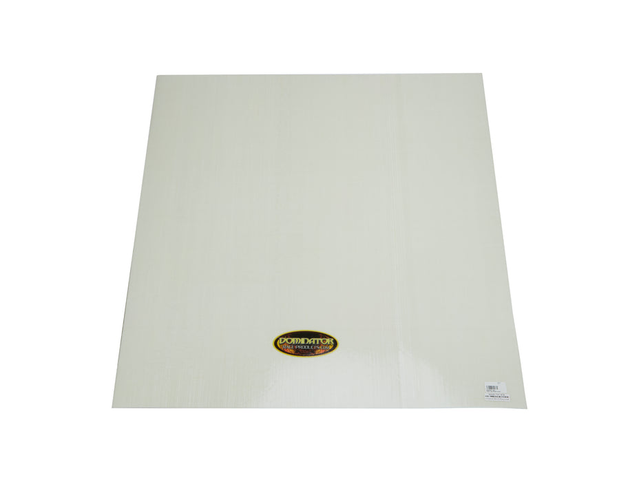 Dominator Race Products DOM755-WH Hood Late Model Panel White 48in x 54in