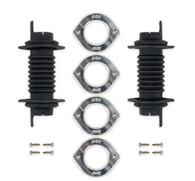Detroit Speed Engineering DSE010421DS Door Jamb Wiring Boot Kit - Billet Trim