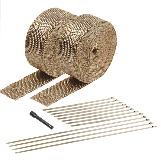 Design Engineering DSN10095 Exhaust & Pipe Wrap Kit Titanium