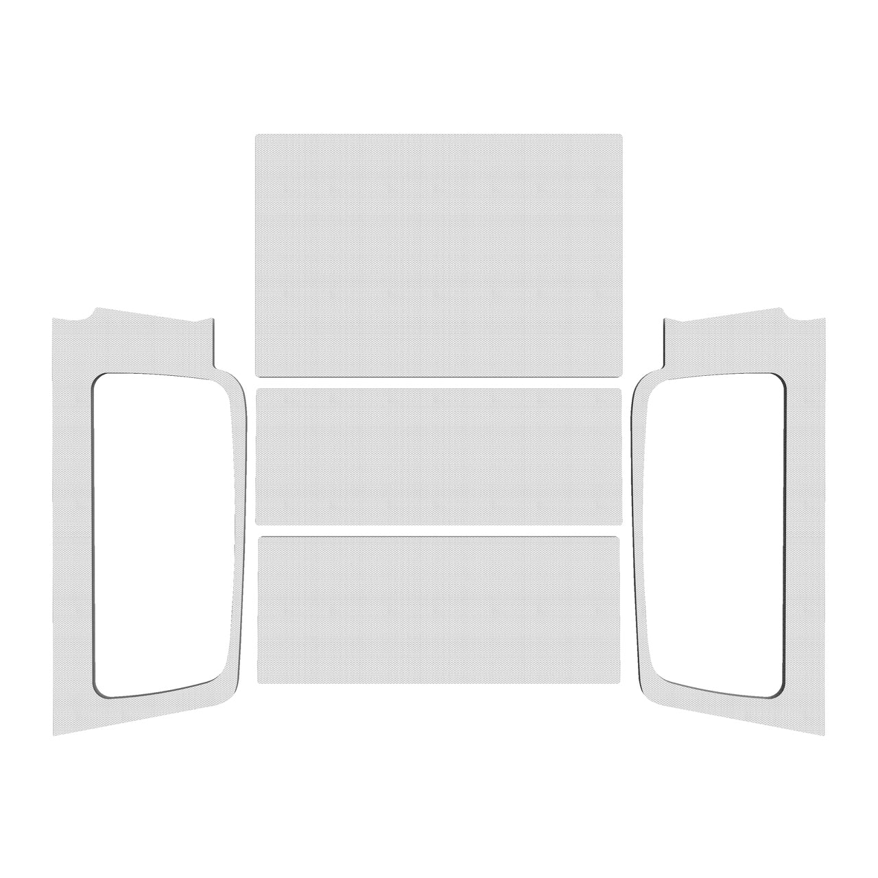 Design Engineering 2004-06 Jeep Wrangler LJ Headliner Kit White