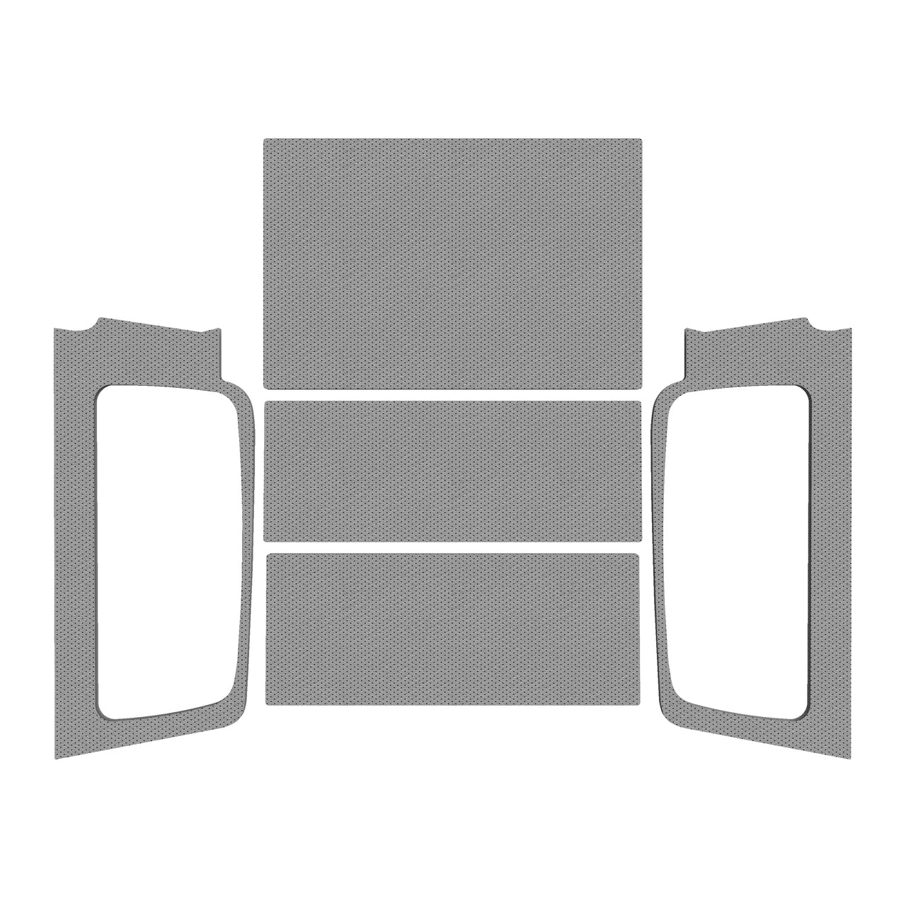 Design Engineering 2004-06 Jeep Wrangler LJ Headliner Kit Gray