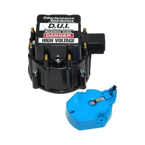 Performance Distributors DUI121000BK Cap Rotor & Coil Kit GM HEI Racing Kit