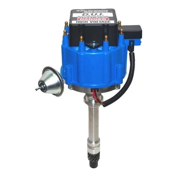 Performance Distributors DUI12720BL Distributor Street Strip Blue Cap SBC/BBC