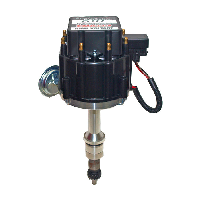 Performance Distributors DUI31820BK Distributor Street Strip Black Cap SBF