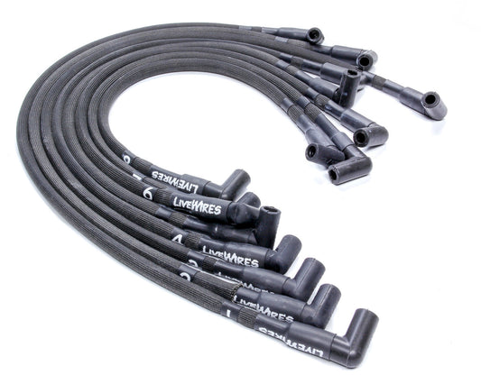 Performance Distributors DUIC9053BK Live Wires SBC Over V/C HEI 90 Deg Black