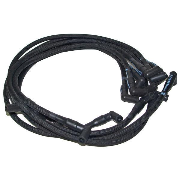 Performance Distributors DUIC9055BK Live Wires BBC Under Headers HEI 90 Deg Black
