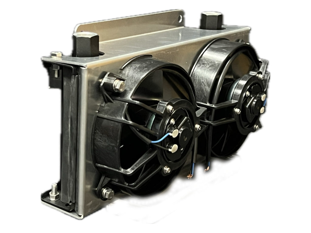 Fluidyne Performance DUNOGEN.STP.104 Oil Cooler Stacked Plate 13in x 5.75in x 2in