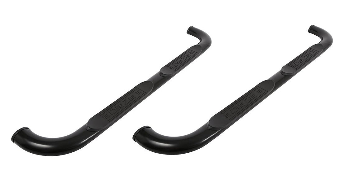 Dee Zee DZZ372531 Tubes - 3in Round Black Steel