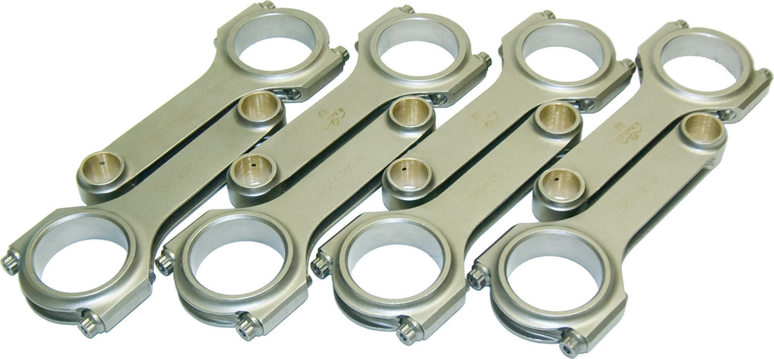 Eagle EAGCRS63853D2000 BBC 4340 Forged H-Beam Rods 6.385 w/ARP 2000