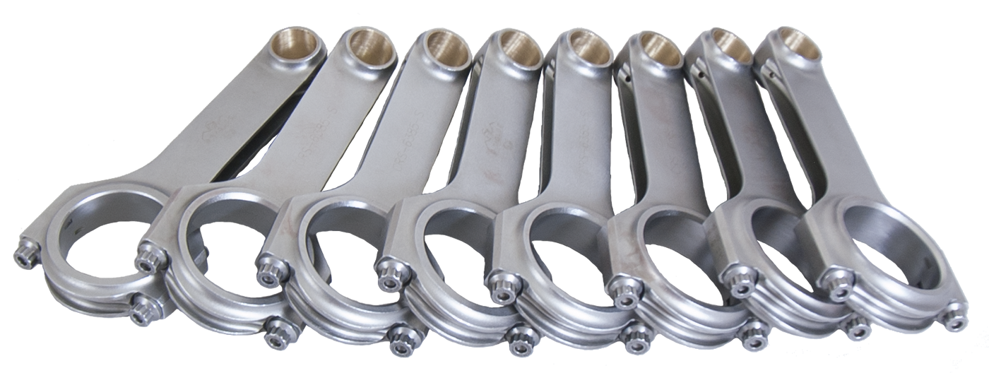 Eagle EAGCRS63854D BBC 4340 H-Beam Rods 6.385 4th-Gen