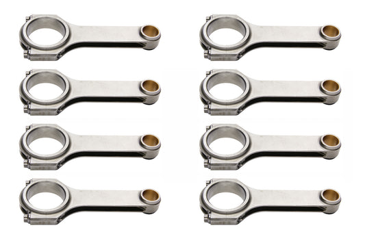 Eagle EAGCRS65353D2000 BBC 4340 Forged H-Beam Rods 6.535 w/ARP2000