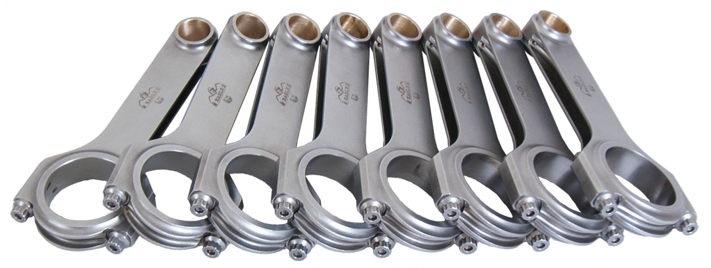 Eagle EAGCRS68003D BBC 4340 Forged H-Beam Rods 6.800in