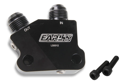 Earls EARLS0012ERL GM LS Engine Oil Cooler Adapter