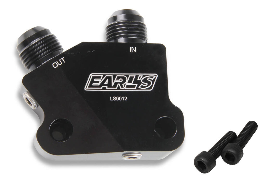 Earls EARLS0012ERL GM LS Engine Oil Cooler Adapter
