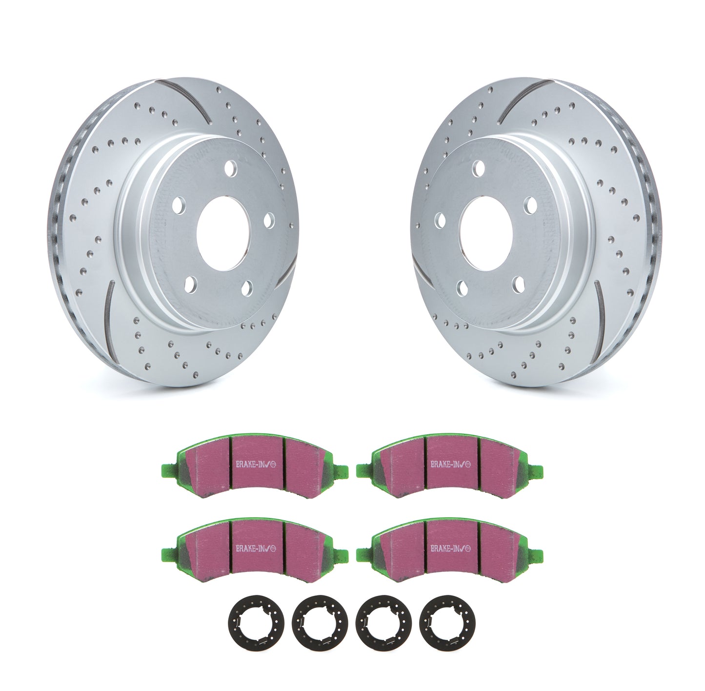 Ebc Brakes Usa Inc EBCS3KF1153 Brake Rotor & Pad Kit Greenstuff Durango