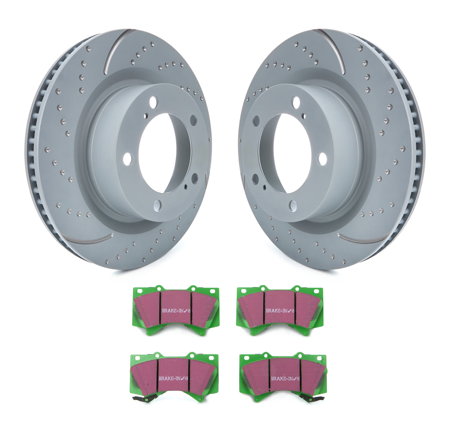 Ebc Brakes Usa Inc EBCS3KF1191 Brake Rotor & Pad Kit Greenstuff Toyota