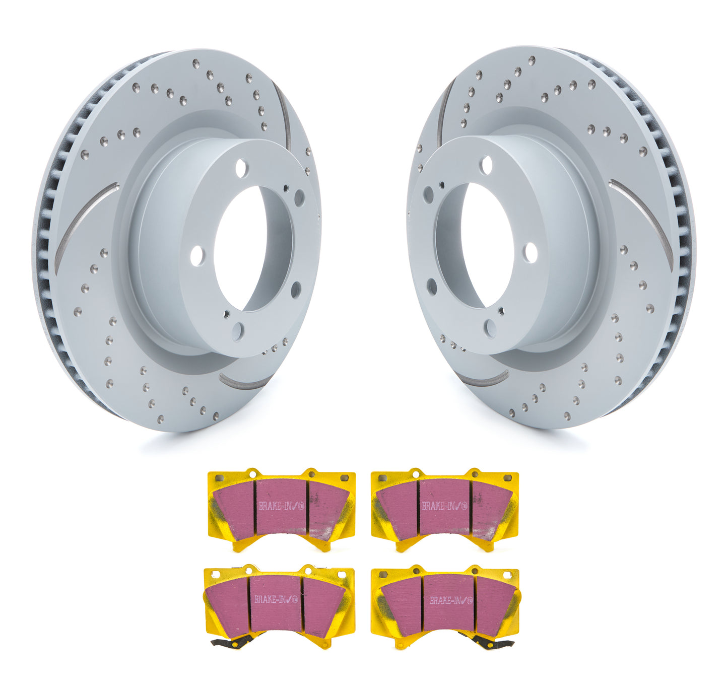 Ebc Brakes Usa Inc EBCS5KF1460 Brake Rotor & Pad Kit Yellowstuff Toyota/Lexus