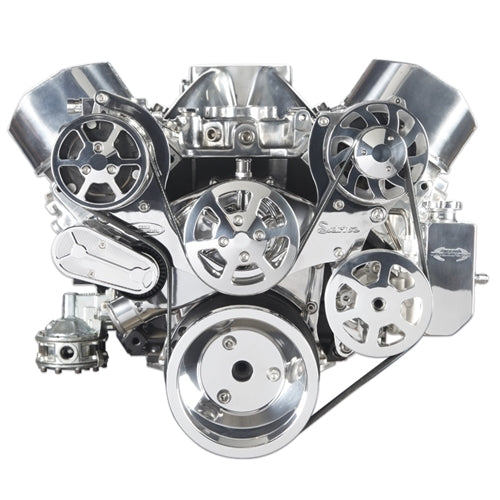 Eddie Motorsports EDDMS107-50BP Serpentine Pulley Kit Big Block Chevy