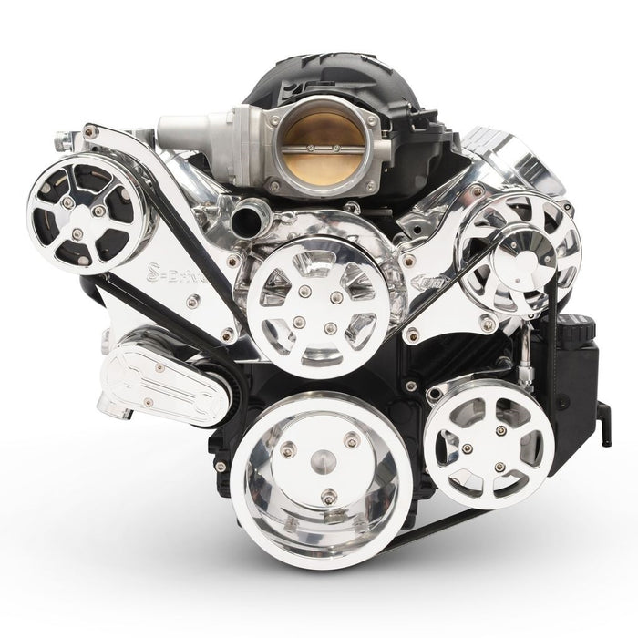 Eddie Motorsports EDDMS117-90P Serpentine Pulley Kit LS Engine