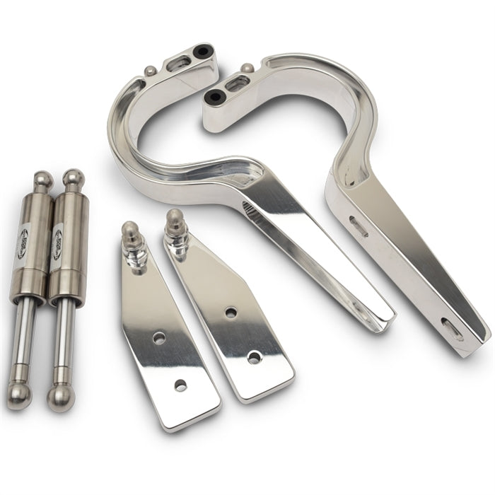 Eddie Motorsports EDDMS149-17P Billet Trunk Hinges Polished