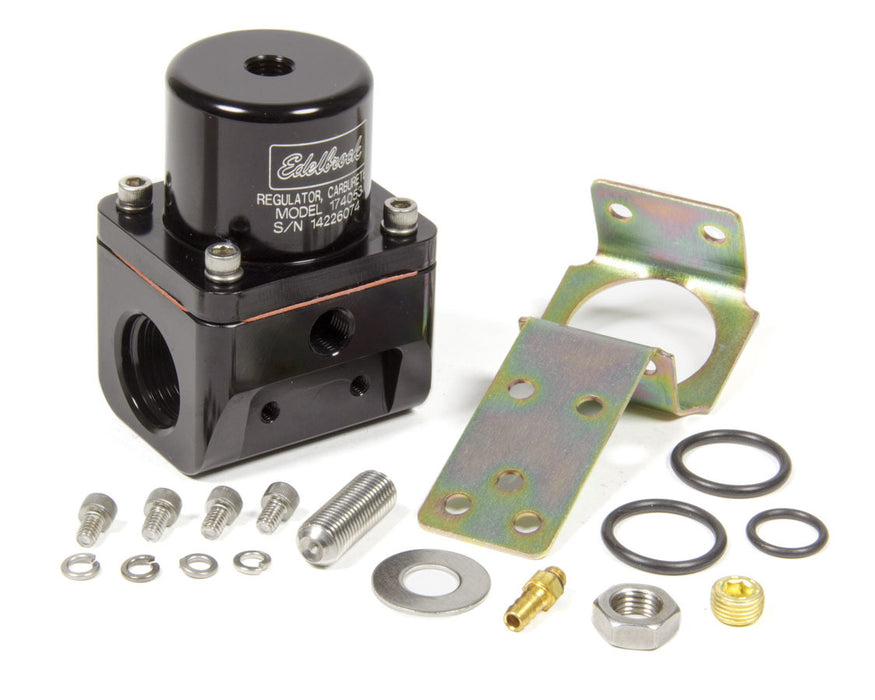 Edelbrock EDE174053 Fuel Pressure Regulator Bypass Style 180GPH Blk