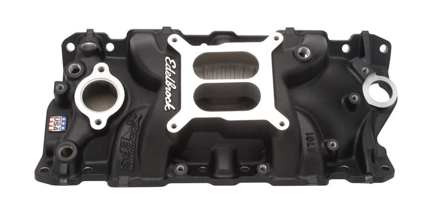 Edelbrock EDE27013 SBC Performer EPS Manifold - Black