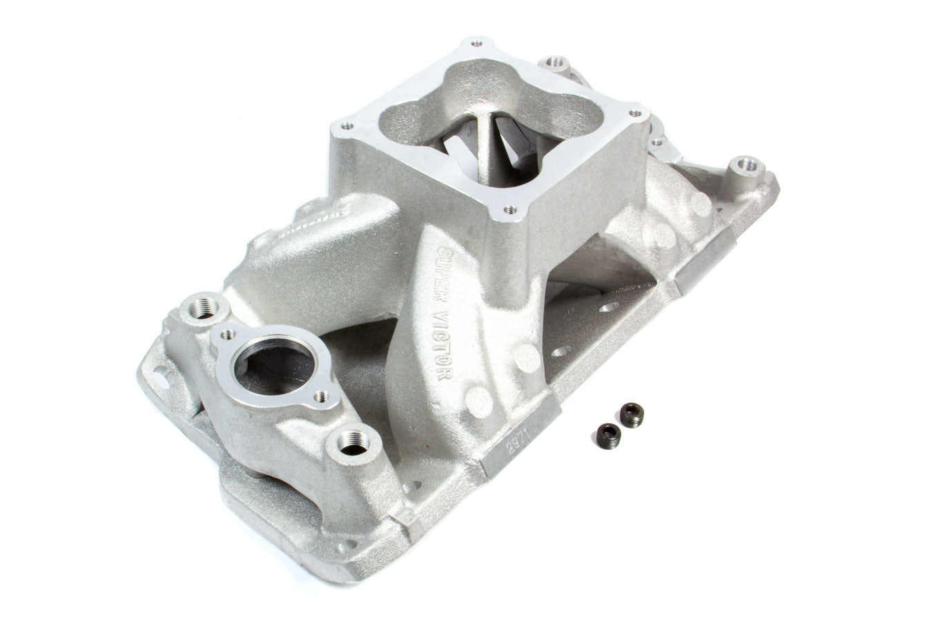 Edelbrock EDE2971 SBC Super Victor 4500 Manifold - 23 Degree