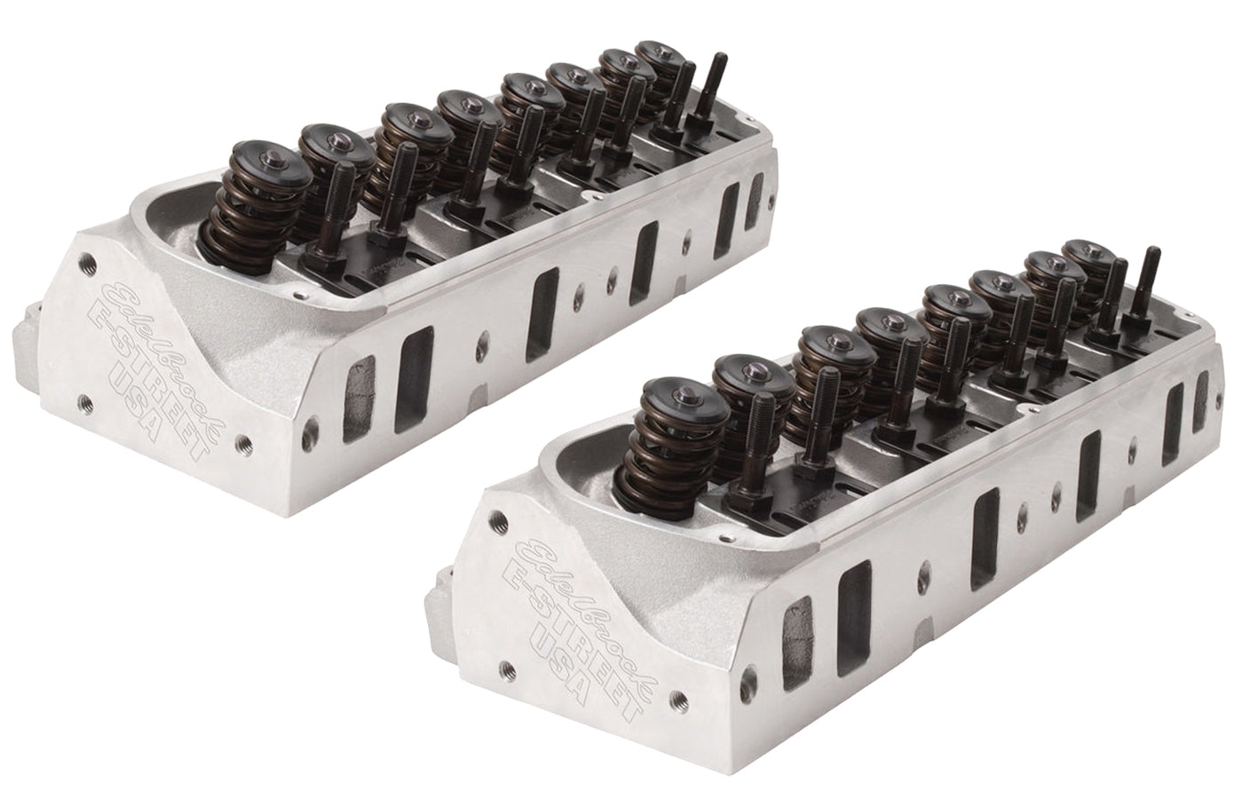 Edelbrock EDE5023 SBF E-Street Cylinder Heads - 60cc 1.90/1.60