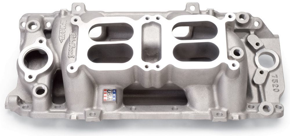 Edelbrock EDE7520 BBC Performer RPM Dual Quad A/G Manifold - O/P