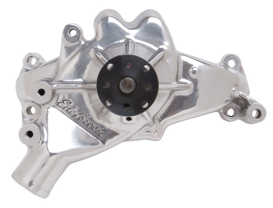 Edelbrock EDE8861 BBC Water Pump - Long Polished