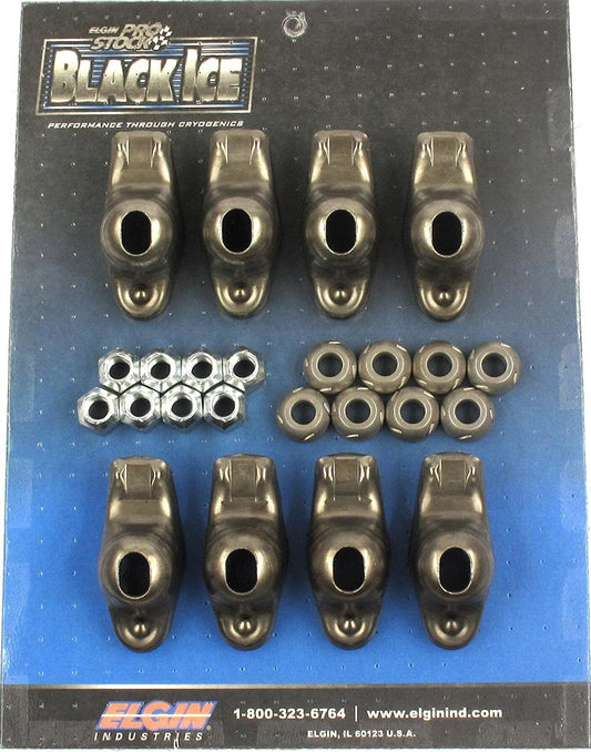 Elgin ELGICE410738 SBC Black Ice Rocker Arm Kit 1.6 Ratio (8pk)