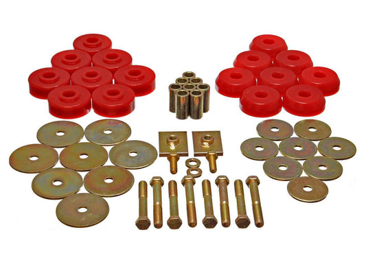 Energy Suspension ENE3-4166R BODY MOUNT SET EXC. CCON VERTIBLE