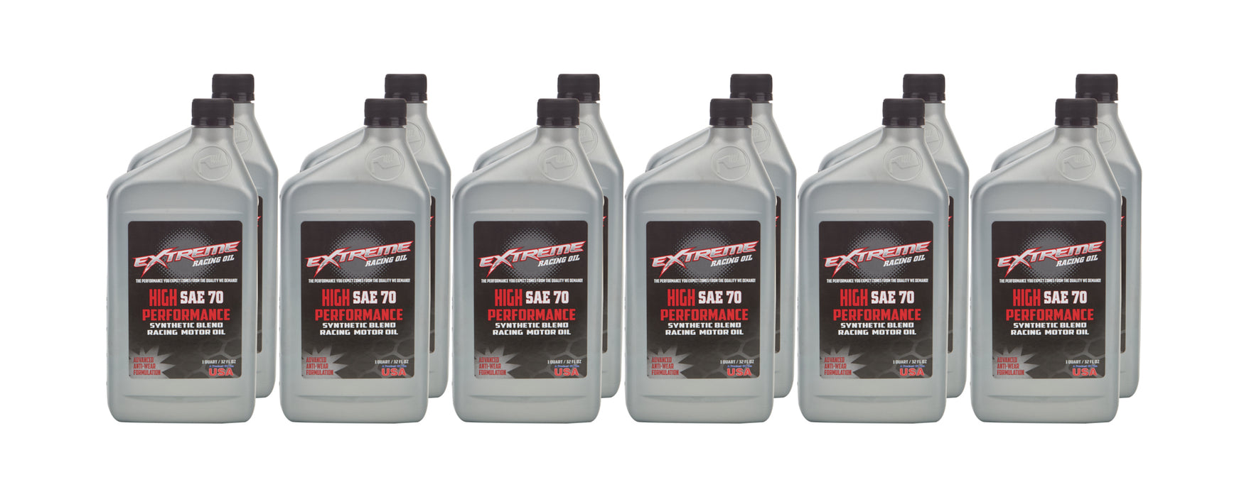 Extreme Racing Oil EROHPSAE-70C SAE 70 Synthetic Blend 12 x 1 Quart