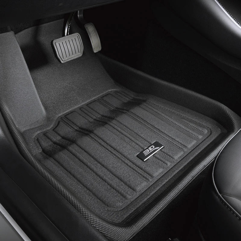 3D MAXpider E1TL02601809 2020-2022 Tesla Model 3 Elitect 1st & 2nd Row Floormats - Black