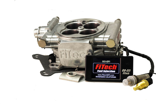 Fitech Fuel Injection FIT30001 Go EFI 4 600hp Basic Kit Bright Tumble Finish