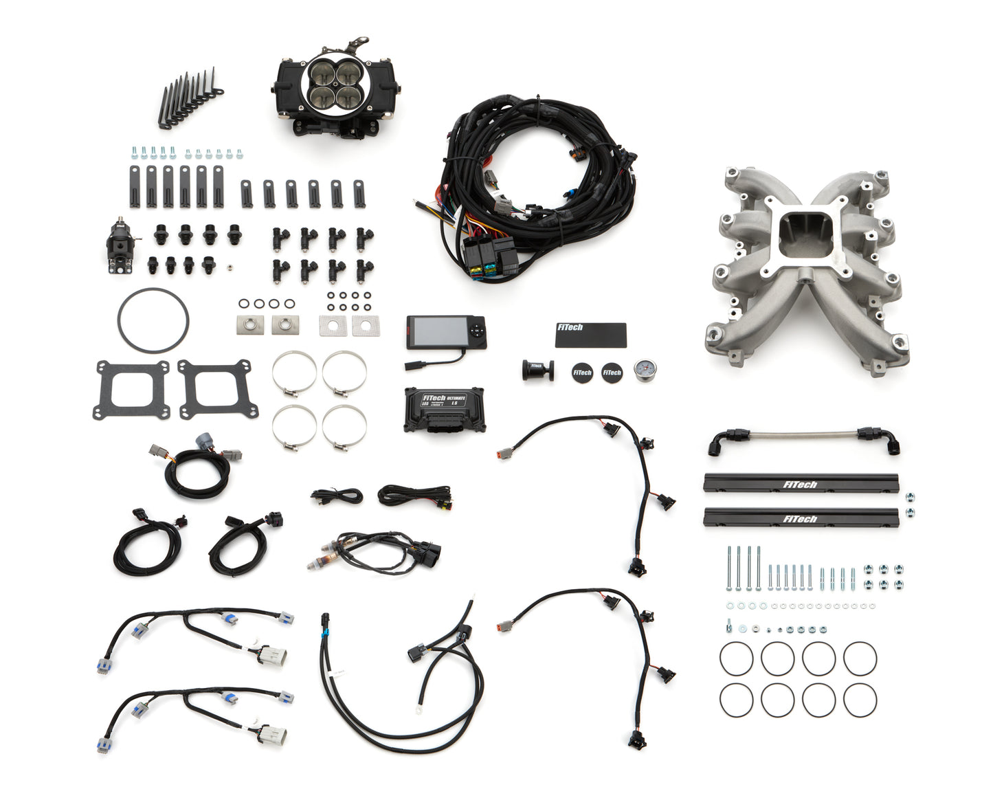 Fitech Fuel Injection FIT37002 Retro LS Port 750 HP EFI System w/LS3 Intake